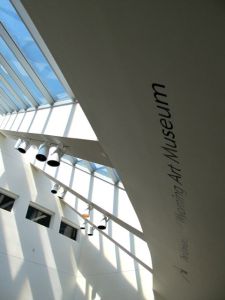 University of of Wyoming Art Museum Lobby Skylights