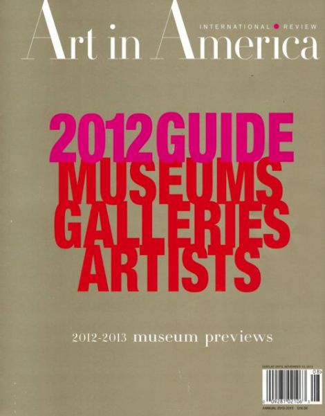 Art in America 2012 Annual Guide
