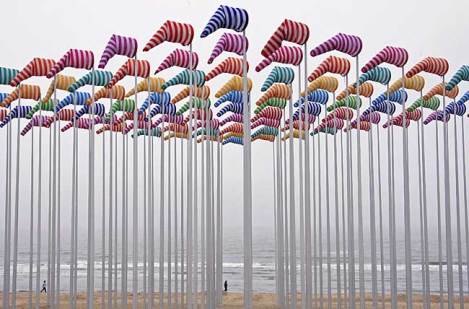 art installation by Daniel Buren