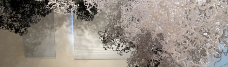 art installation Billow of 20,000 pipe cleaners